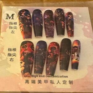 Marigold Muse – Day of the‎ Dead Nail Set (10pc, M)